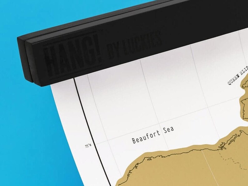 Poster Hanger Poster Hanger Scratch Map Frame A1 Poster Hanger