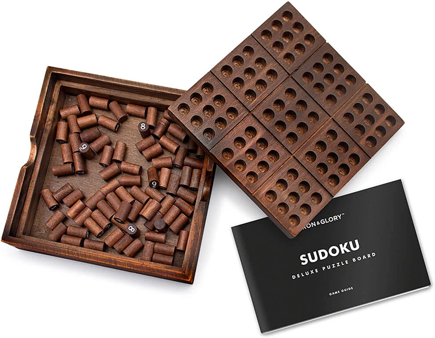 Sudoku Wooden Board Games Wooden Sudoku Board Game & Travel Etsy UK