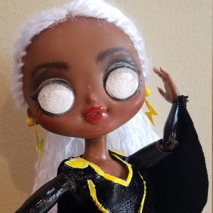 Storm; Custom Doll, Repaint, Marvel/Mutants, OOAK