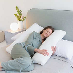 Cuddle Pillow - Extra Large U shape cuddle pillow - Pregnancy, comfort, warmth