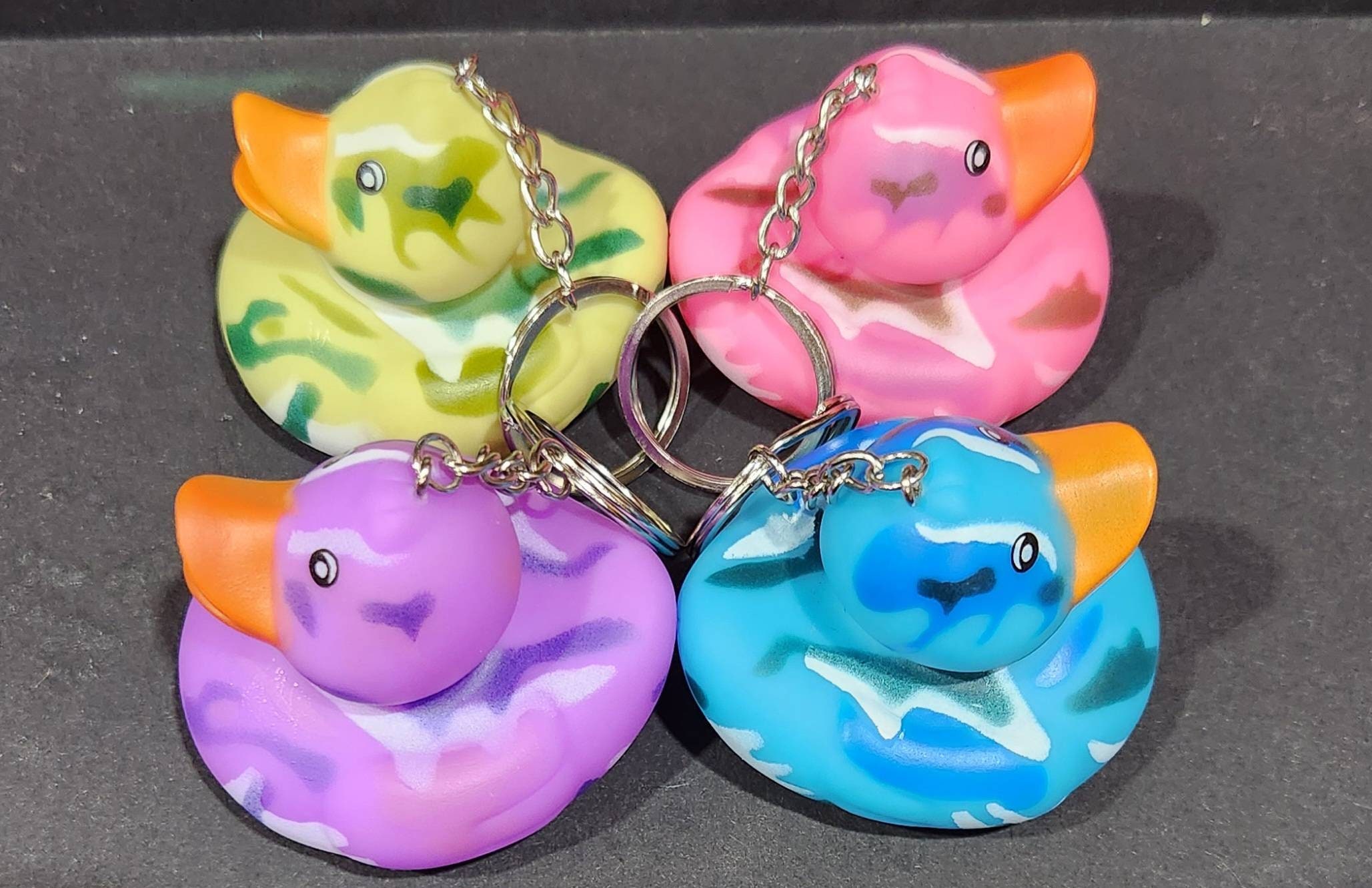 Camo Rubber Duck Keychain is a Great Gift for Any Occasion Etsy