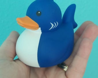 Shark Rubber Duck/Fun Gift/You've Been Ducked/Party Favor/Birthday/Holidays/Decorations/Stocking Stuffer