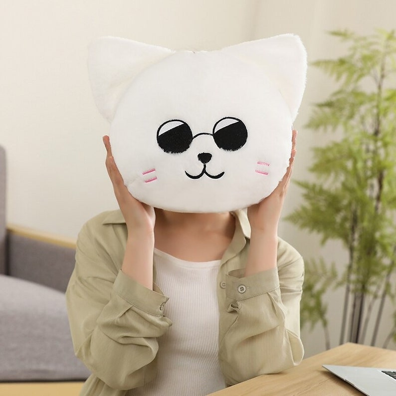 Gojo Cat Plush Toys Jujutsu Kaisen Stuffed Cartoon Body Pillow Etsy