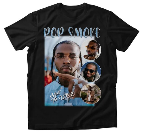Pop Smoke Tshirt Pop Smoke Shirt Hip Hop Rap Tee Unisex Etsy