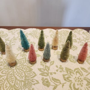 Mini Pastel Bottle Brush Trees