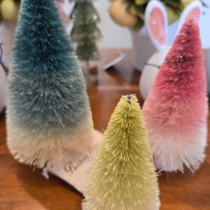 Árboles de cepillo para botellas Pastel Ombre - Juego de 3