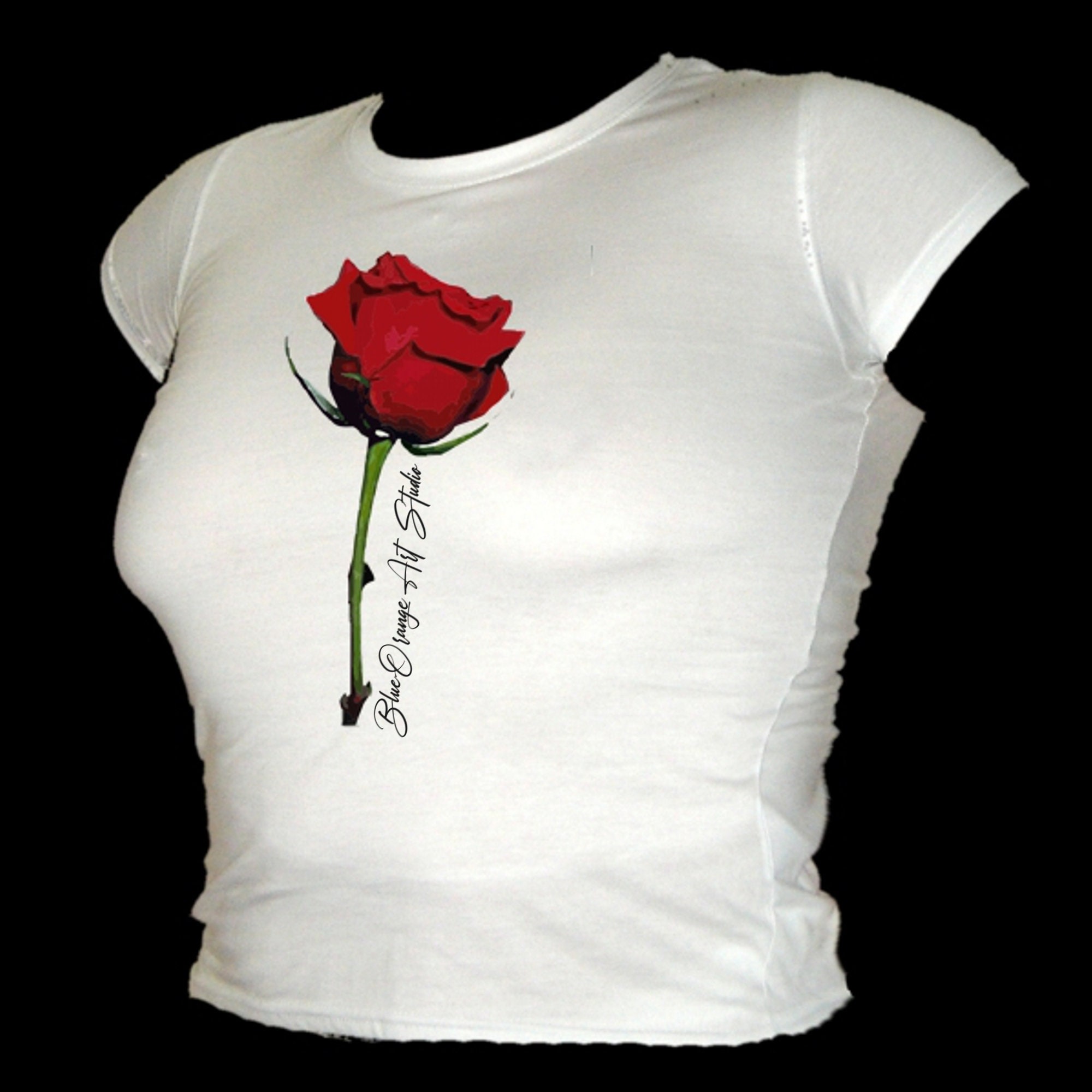 Rose flower clearance shirt
