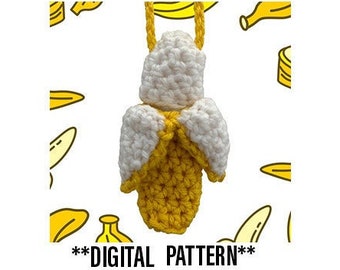 PATTERN: Crochet Banana Holder/Pouch/Bag/Necklace