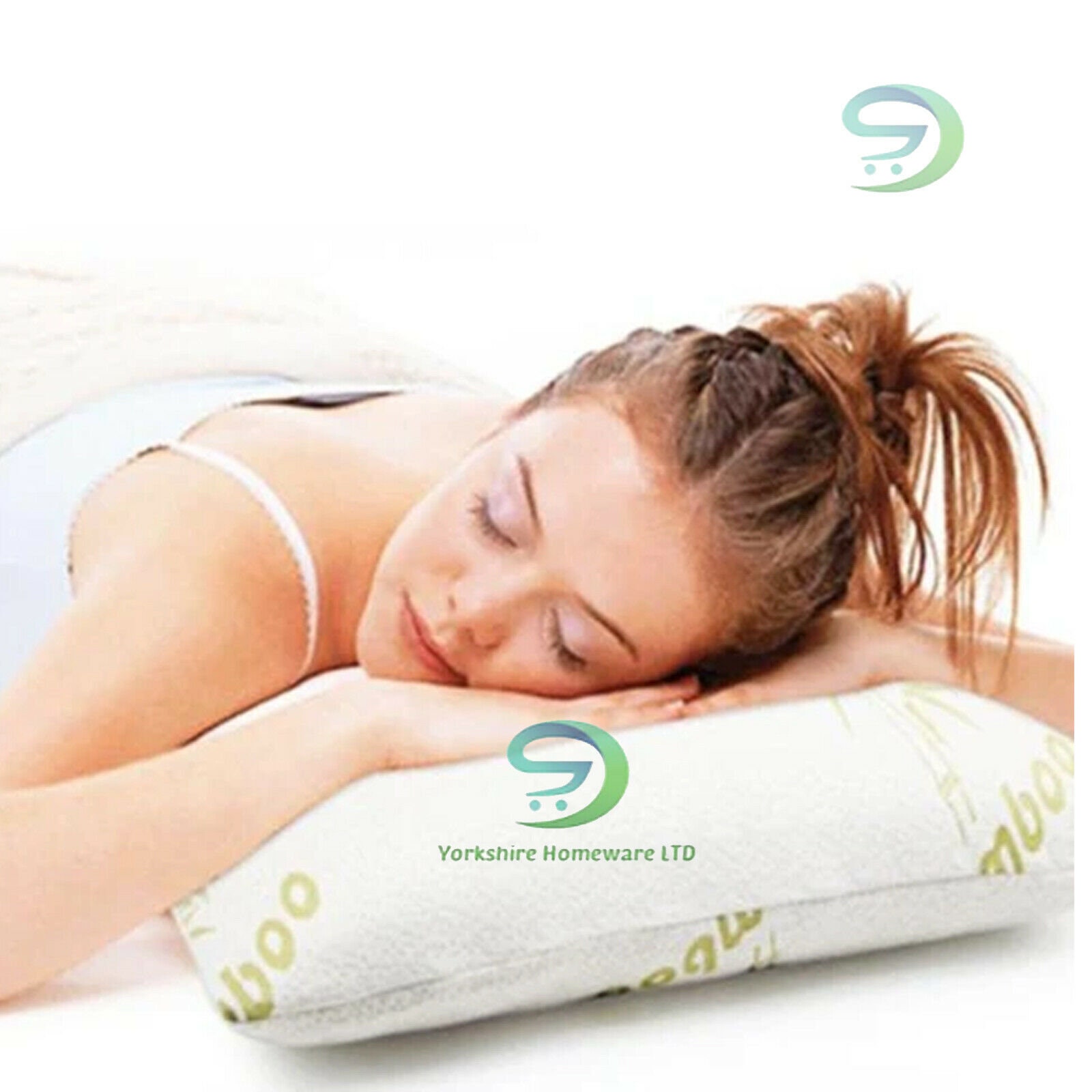 Primo International Fairy Memory Foam Pillow with Bamboo Cover