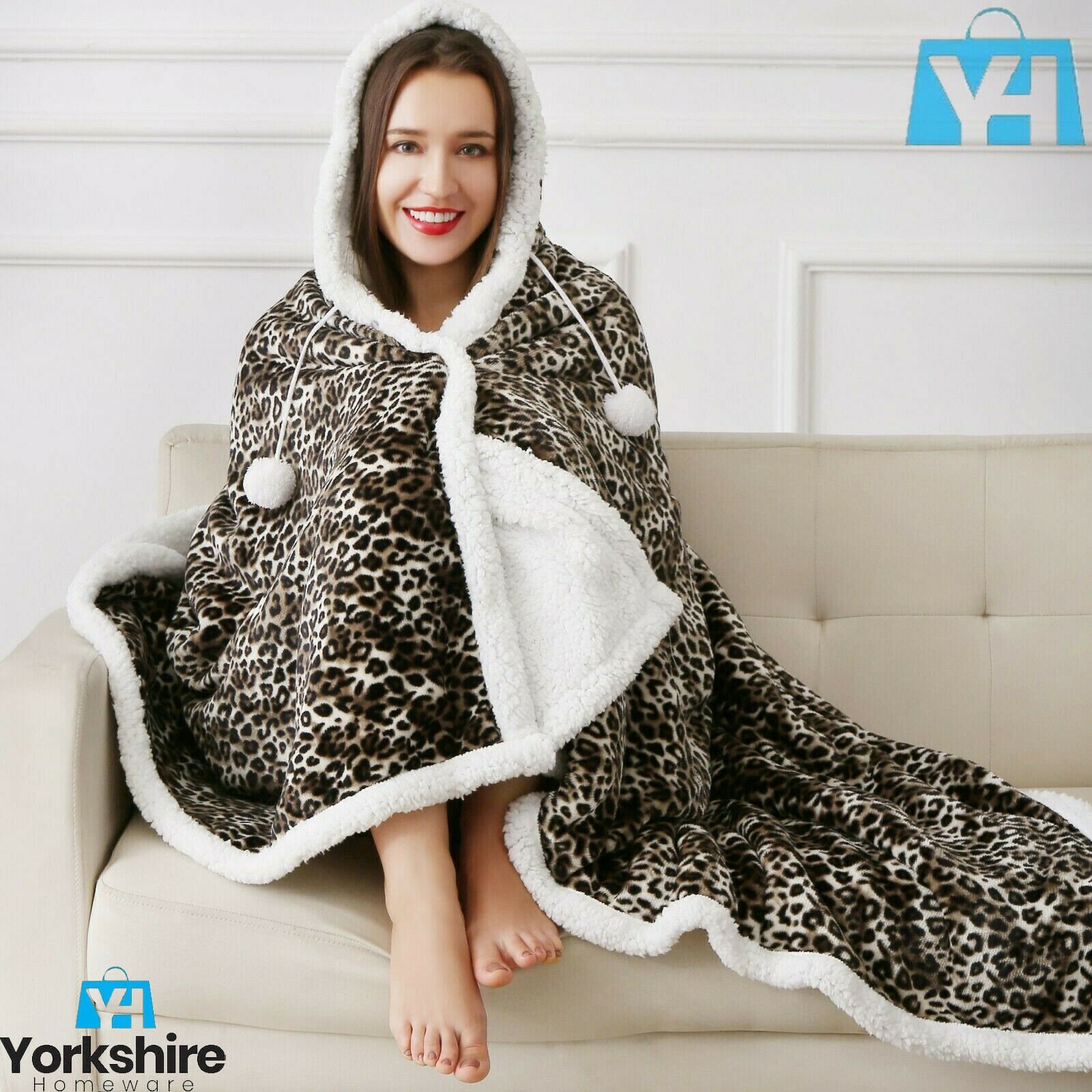 Two person hoodie blanket sale