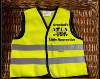 Hi vis baby jackets with any  profession front or back designs or both any person any profession