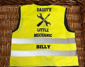 Hi vis baby jackets with any  profession front or back designs or both any person any profession