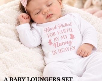 Newborn FULL SET Romper hat mitts. Or Baby Loungers set. EXTRAS add a blanket or suitcase Or elephant or gift box 2nd pic is original
