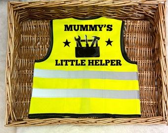 Hi Vis baby jackets any design, any name, any profession Personalised gifts