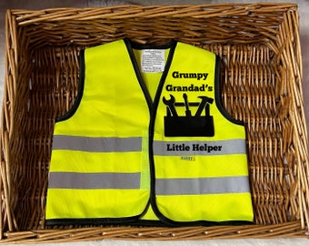 Hi Vis baby jackets any design, any name, any profession Personalised gifts