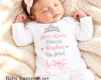 Newborn FULL SET Romper  headband hat. Or Baby Loungers set.  EXTRAS Add blanket or taggie or Teddy or case or gift box 2nd pic original