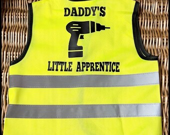 Hi vis baby jackets with any  profession front or back designs or both any person any profession