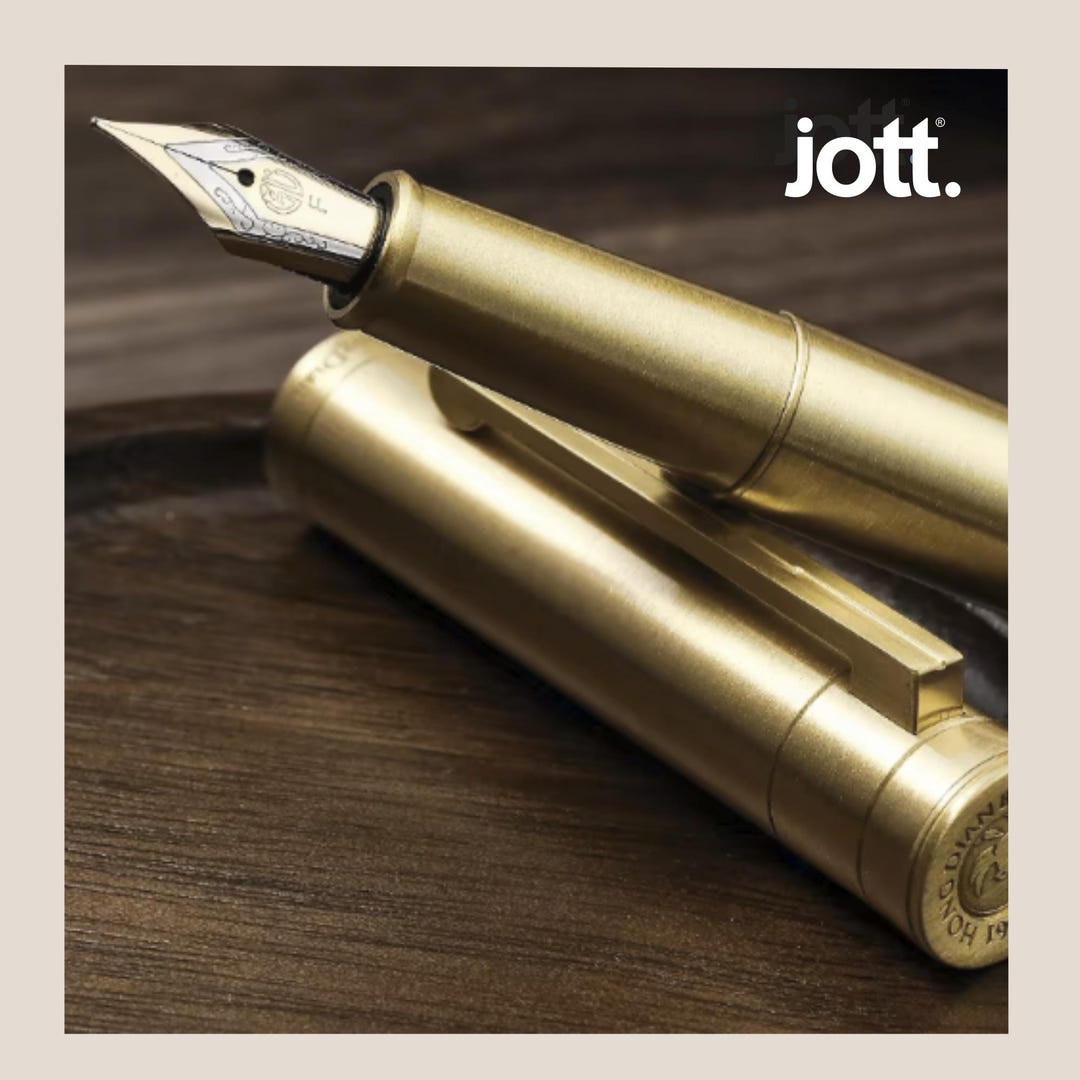 SOLID BRASS FOUNTAIN Pen Luxury Pens Fountain Pens Personalised Pens - Etsy