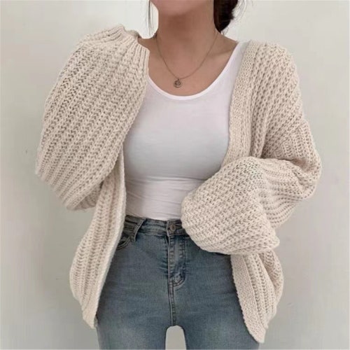 thick cardigans