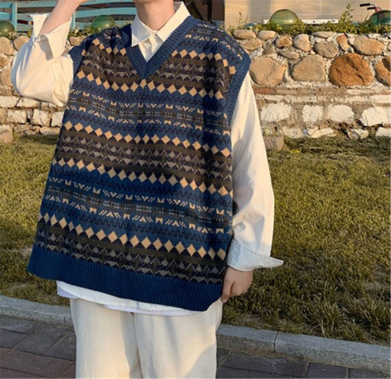 Unisex Pullover Sweater Vest Y2K 