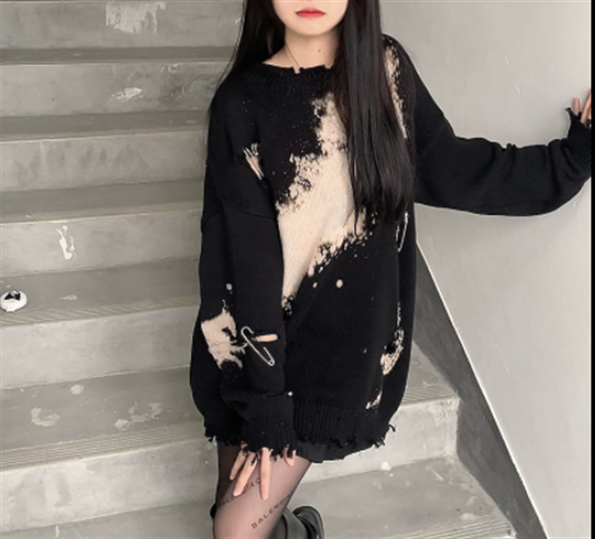 Ripped Sweater - Etsy Australia