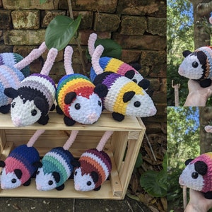 Crochet Pride Possums