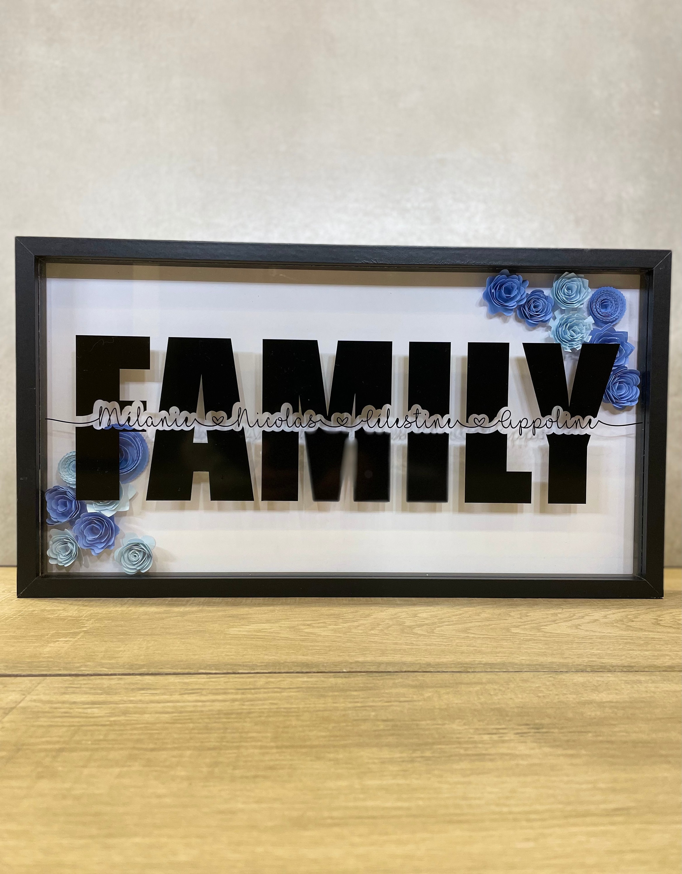 Cadre avec Fond Personnalisé