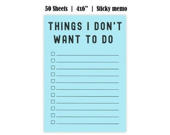 Funny Notepad to Do List Daily Planner Best Friend Birthday Gift for ...