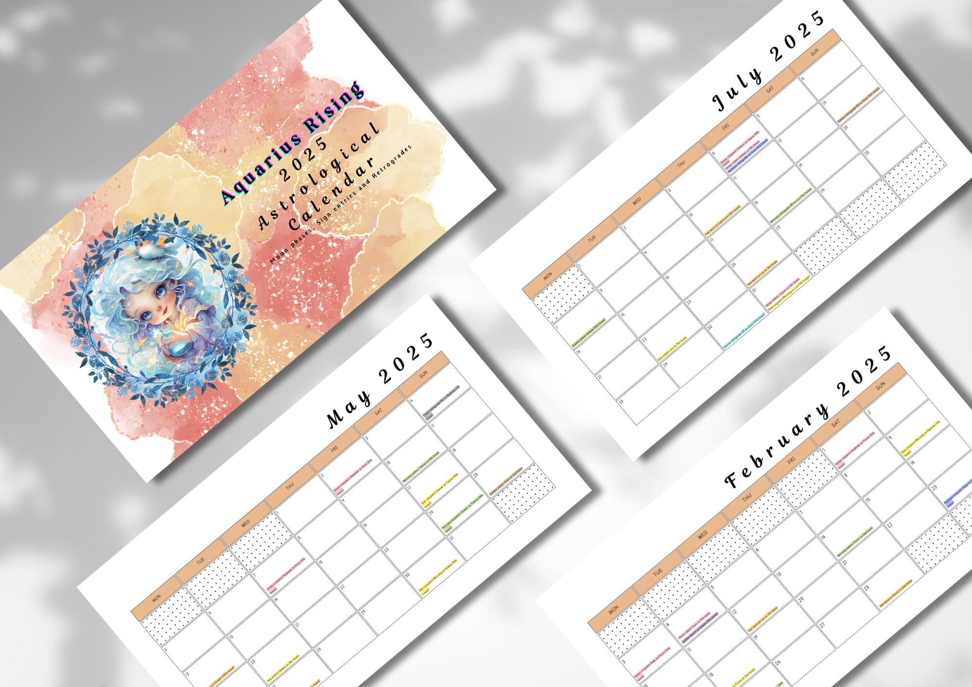 2025-aquarius-rising-astro-calendar-digital-download-instant-access-printable-planner-etsy