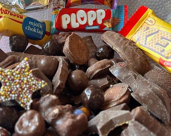 Swedish Candy Mix. Lösviktgodis from Sweden. Choose different flavours or mixed and different sizes.