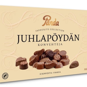 Finnish Panda Chocolate Pralines Box (300 gram)