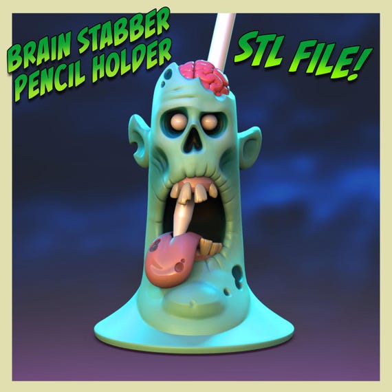 Zombie Pencil Holder - Etsy