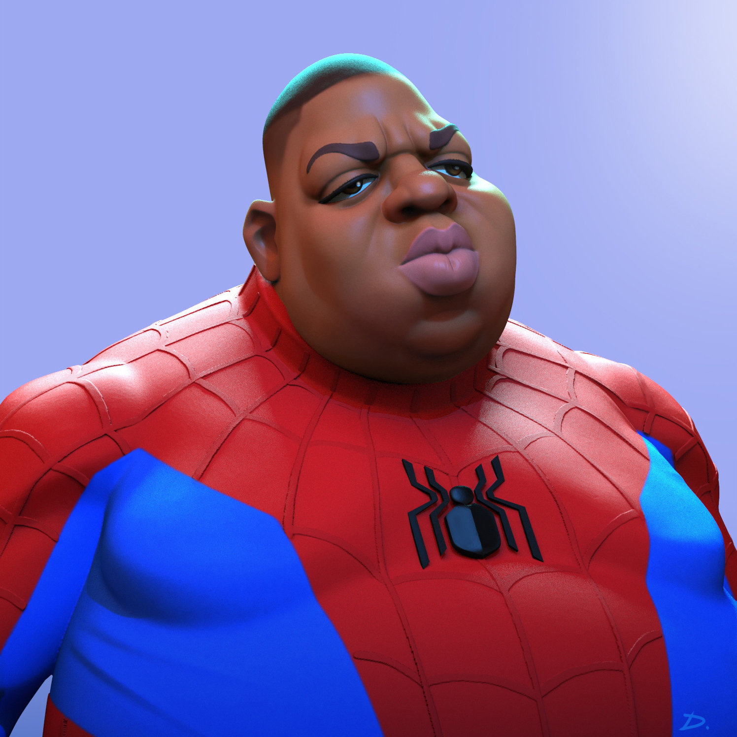 Spider Biggie STL File for 3D Priniting - Etsy