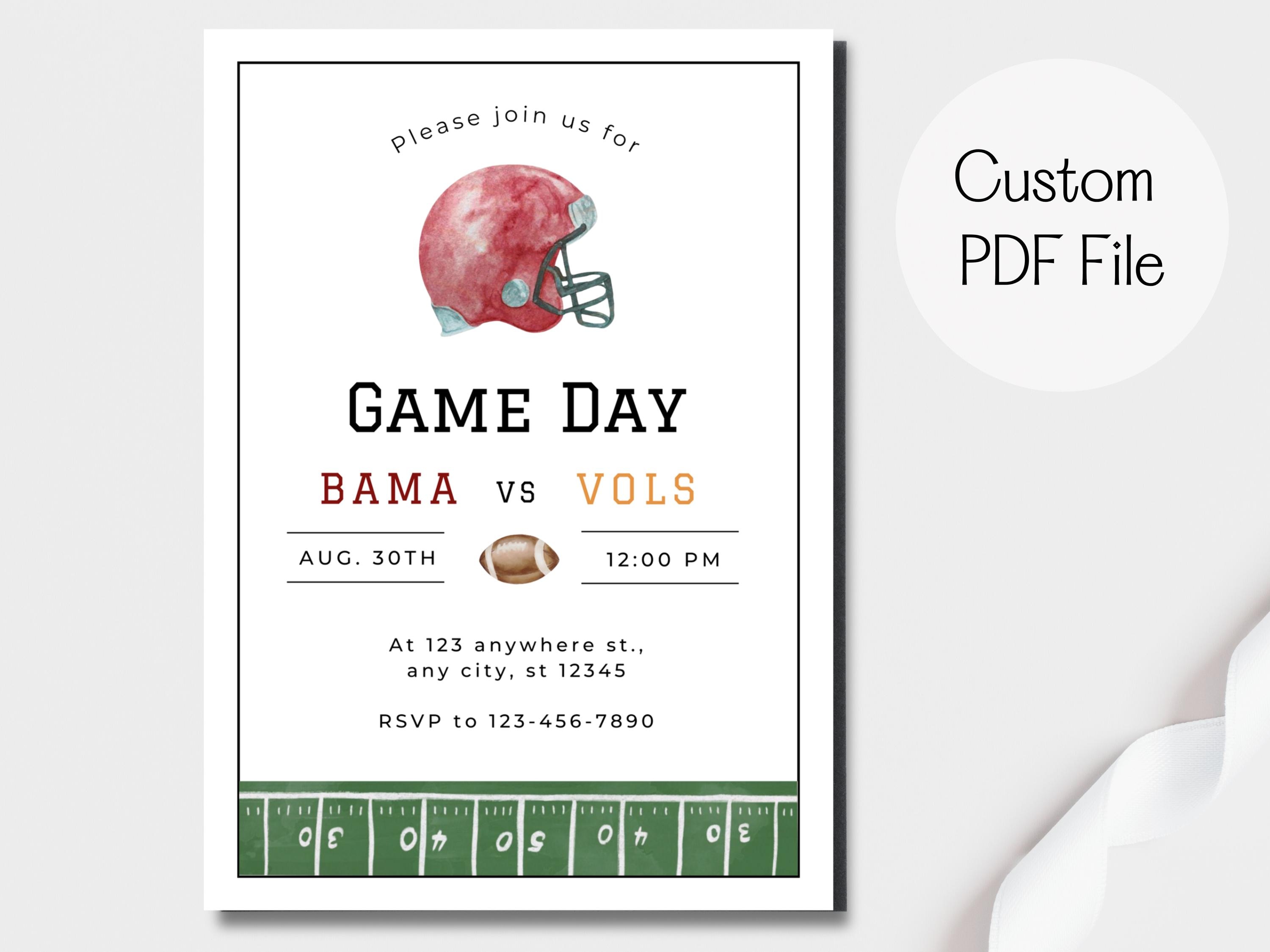 Alabama Tailgate Party BAMA Party Decor Football Party Watch