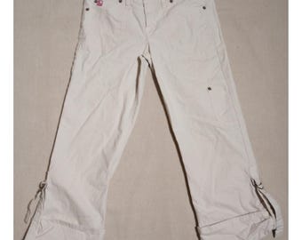 Y2K Mudd Cropped Cargo Pants Capris Womens 3 Utility