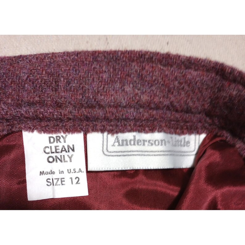 Anderson Little Vintage Skirt Suit Size 12 USA - Etsy
