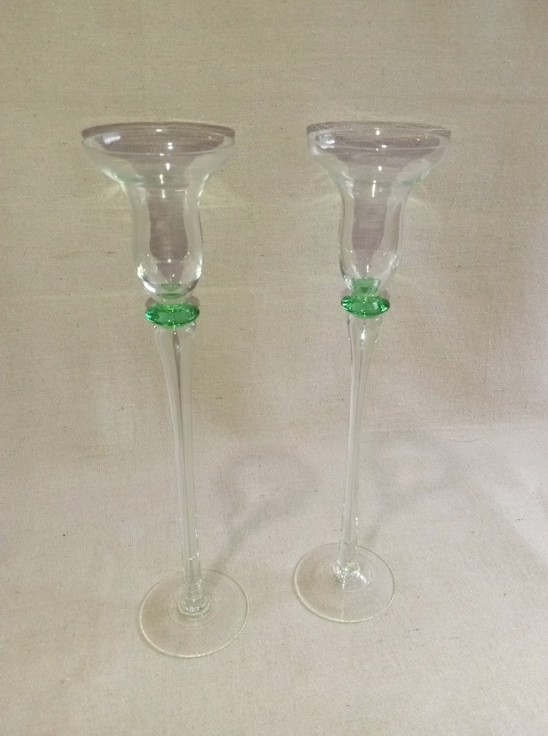 Tall Slender Candle Holders Etsy