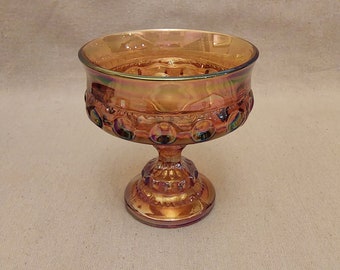 Indiana Glass, Kings Crown Pedestal Dish