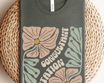 Lactation Consultant Shirt, IBCLC Tee, Boho Floral Breastfeeding T-Shirt