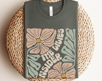 Floral Boho Christian T-Shirt Floral Christian Minimalist Shirt, Religious Gift for Her, Christian Gifts for Women Consider the Lilies Tee