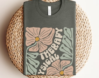 Floral Boho Physical Therapist TShirt Physical Therapy Shirt PT Appreciation Gift PT Shirt Physical Therapist Graduate Gift PT Assistant Tee