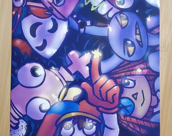 Digital Circus Stargazing Art Print