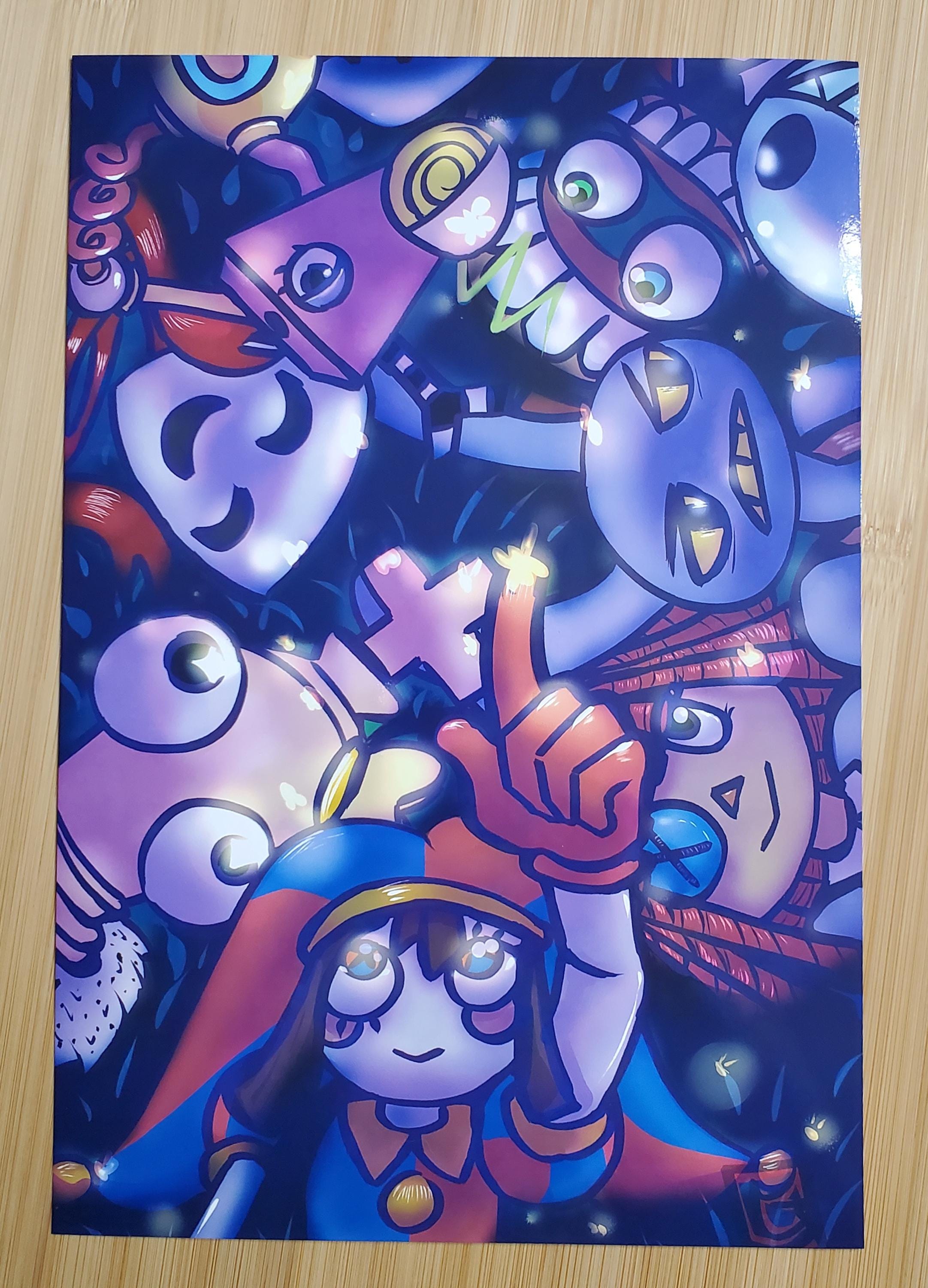 Digital Circus Stargazing Art Print - Etsy