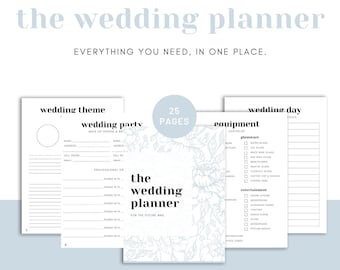 The Wedding Planner - PRINTABLE wedding planner