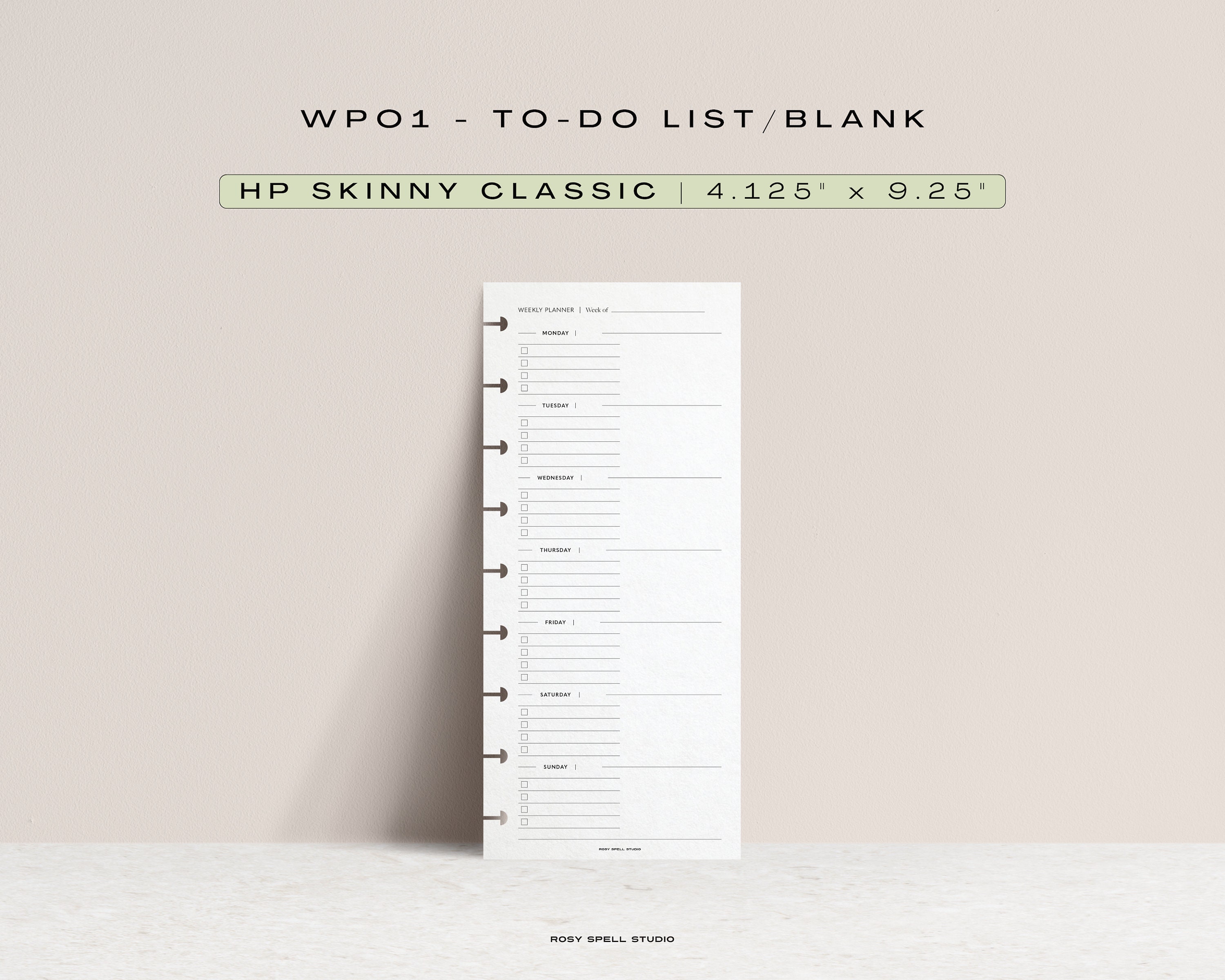 Happy Planner Etsy Inserts for Habit Tracking
