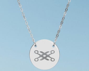 Lesbian Scissoring Necklace - WLW, Sapphic, Lesbian, Gifts, LGBT