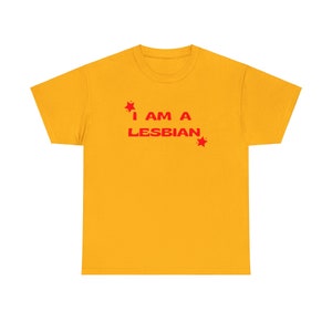 Unisex Baumwoll T-Shirt - Ich bin eine Lesbe - Historisches Lesben Shirt, TLW Shirt, Lesben Geschenk, Lesben Geschenk Shirt, Sapphic Geschenk, Lesben Kleidung