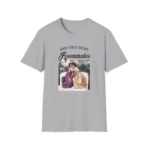 Unisex Softstyle T-Shirt - And They Were Roommates, WLW Shirt, Lesbian Shirt, Sapphic Shirt, Sarcastic Shirt, Funny Shirt, Funny Gifts