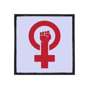 Iron-On Patch - Feminist Symbol, Feminist Patch, Women, Activism, Feminism