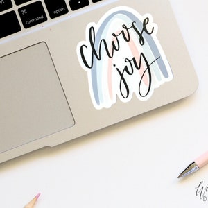Choose Joy Sticker, Joy Sticker, Car Sticker, Laptop Sticker, Water Bottle Sticker, Vinyl Sticker, Planner Sticker, Journal Stickers,
